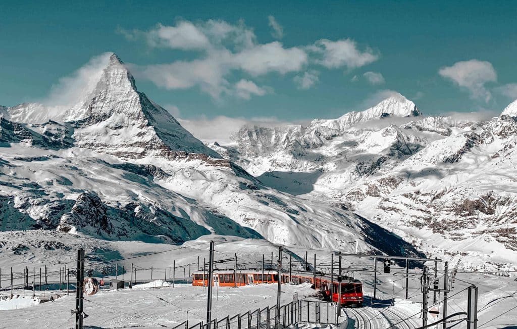 Montanhas em Zermatt.