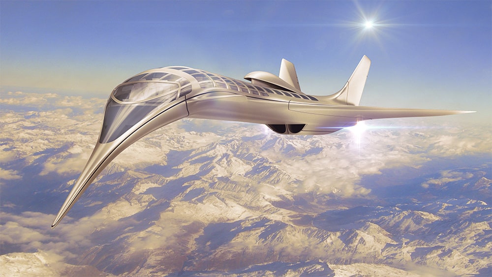 Avião futurista